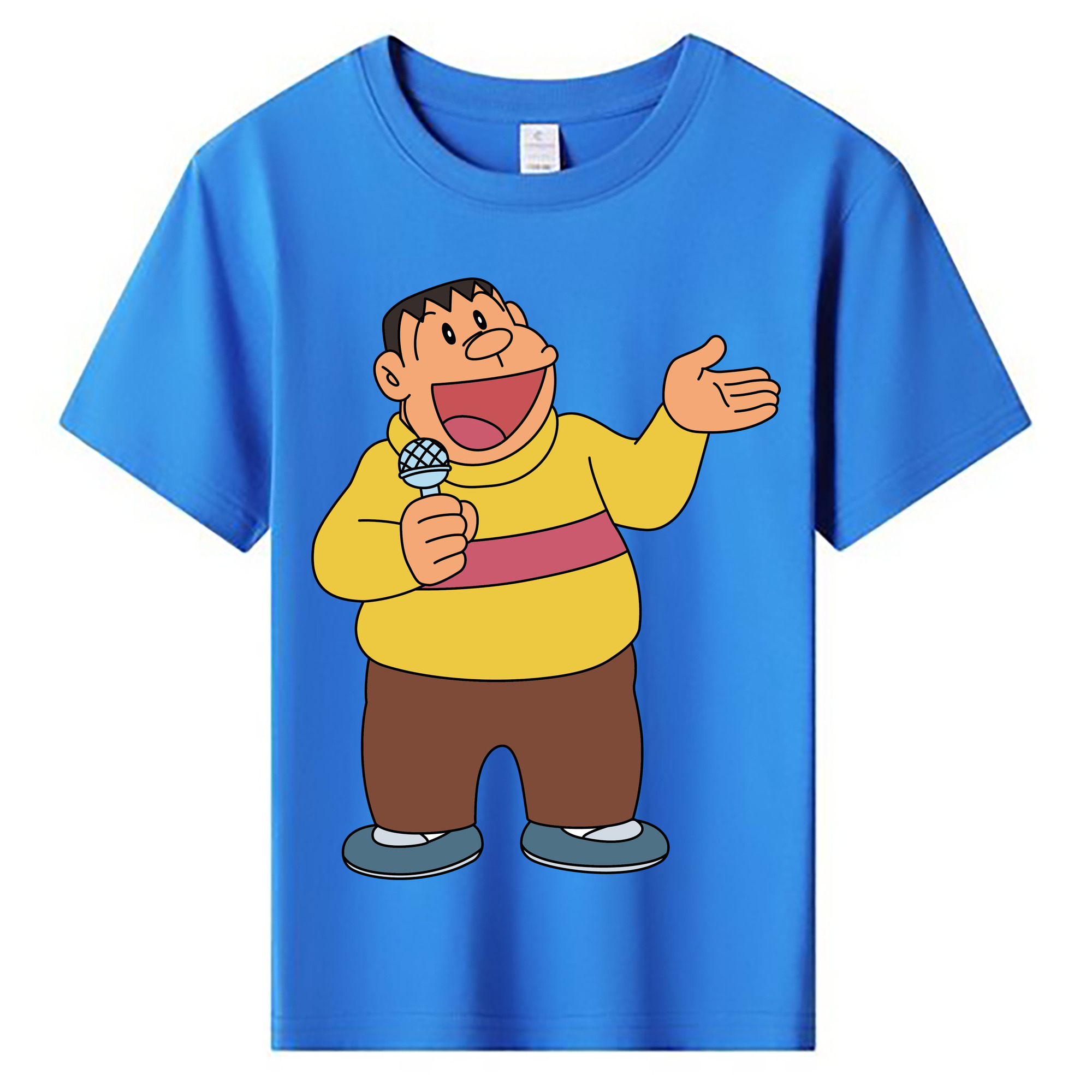 （画像用） ドラえもん 剛田武 Doraemon Gouta Takeshi 綿100％キッズTシャツ（フロントプリント）